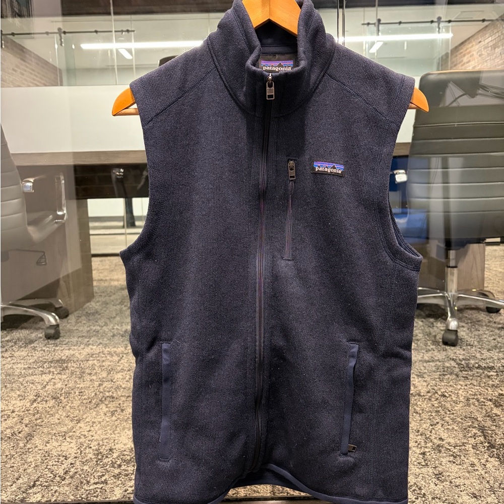 Patagonia Navy Fleece Vest